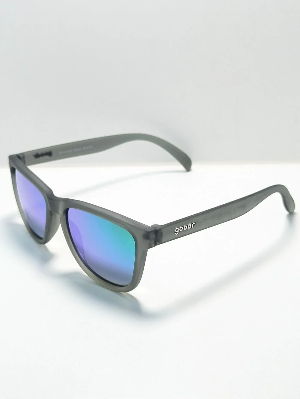 Goodr Silverback Squat Mobility UV Gray Square Men's Fashion Sunglasses